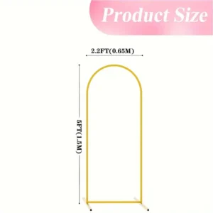 Arch Backdrop - Gold - 5ft
