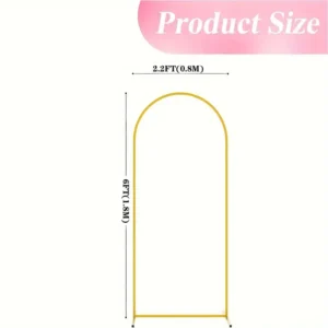 Arch Backdrop - Gold - 6ft